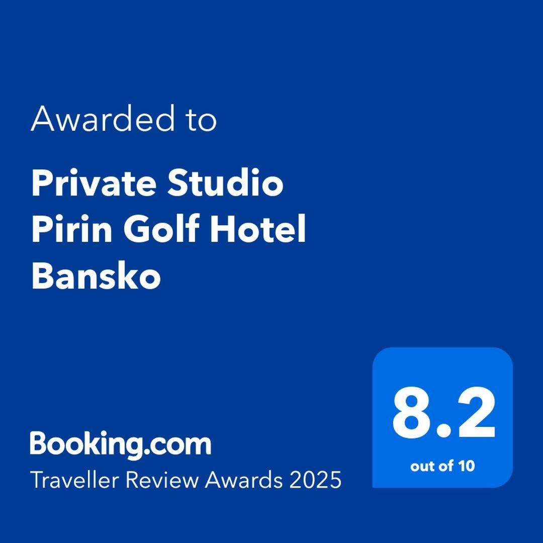 Private Studio Pirin Golf Hotel Bansko Raslog Exterior foto